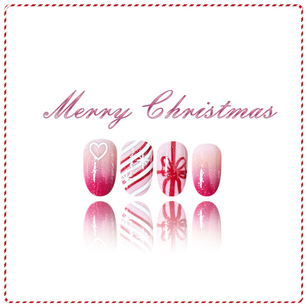 24pcs/Set Press On Nails JB939