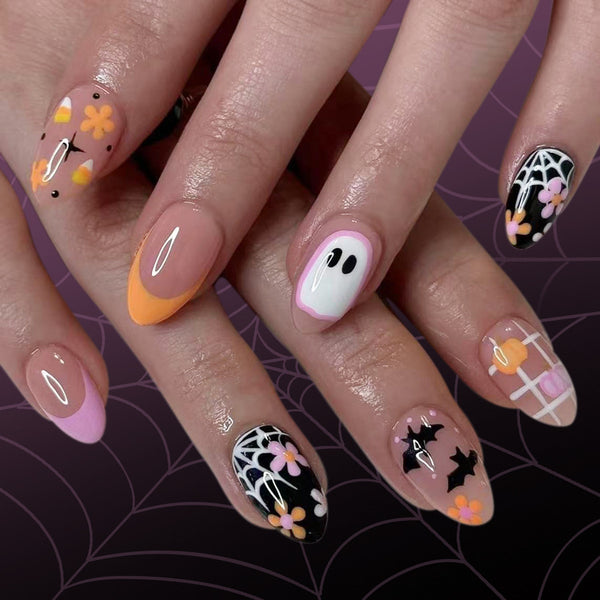 Halloween Press On Nail C1109