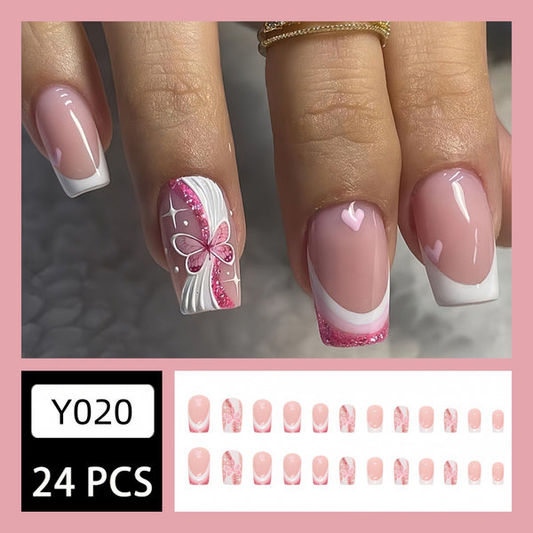 24pcs/Set Press On Nails