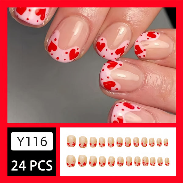 24pcs/Set Press On Nails