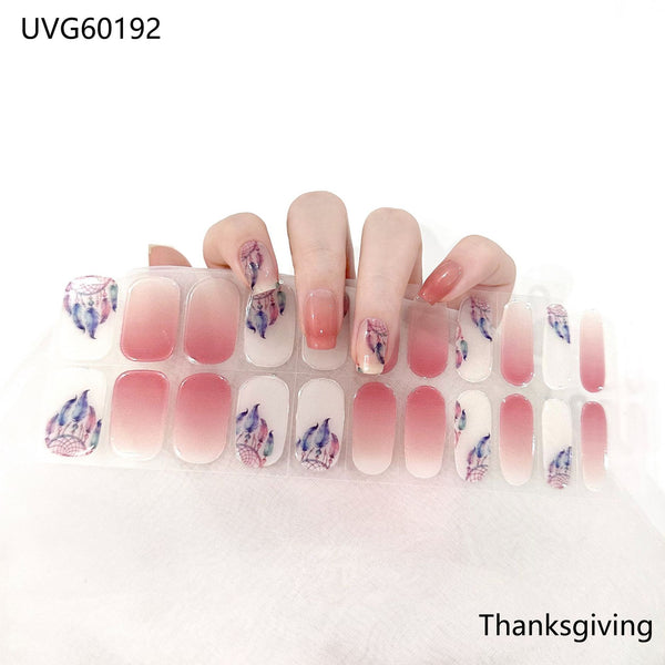 ins UV gel nail sticker UVG60192
