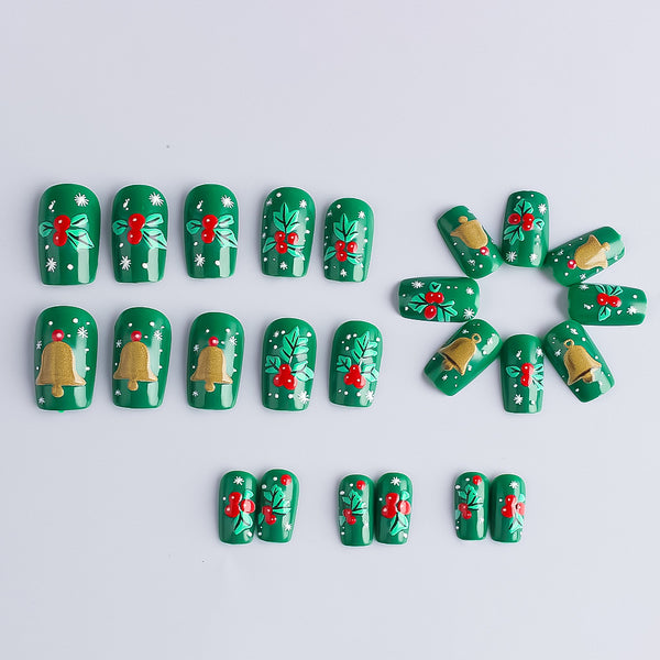 Embossed green bell cherry armor