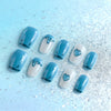 Cat's eye blue 30pcs