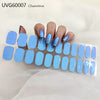 UV gel nail sticker semi-cured