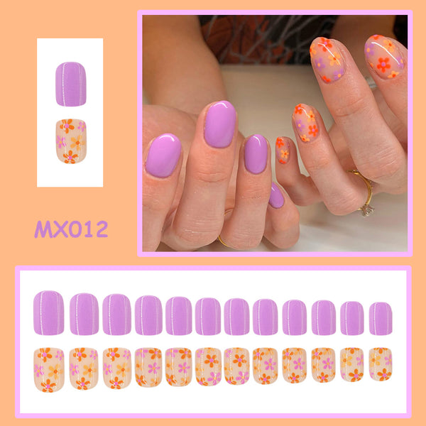 24pcs/Set Press On Nails