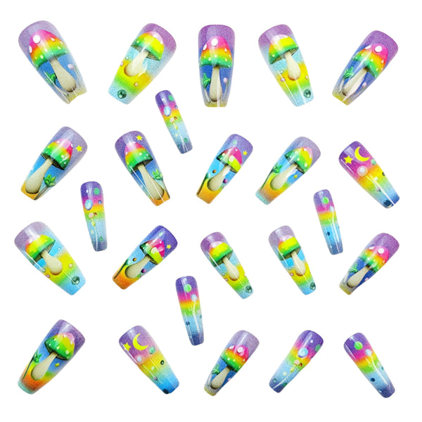 24pcs/Set Press On Nails