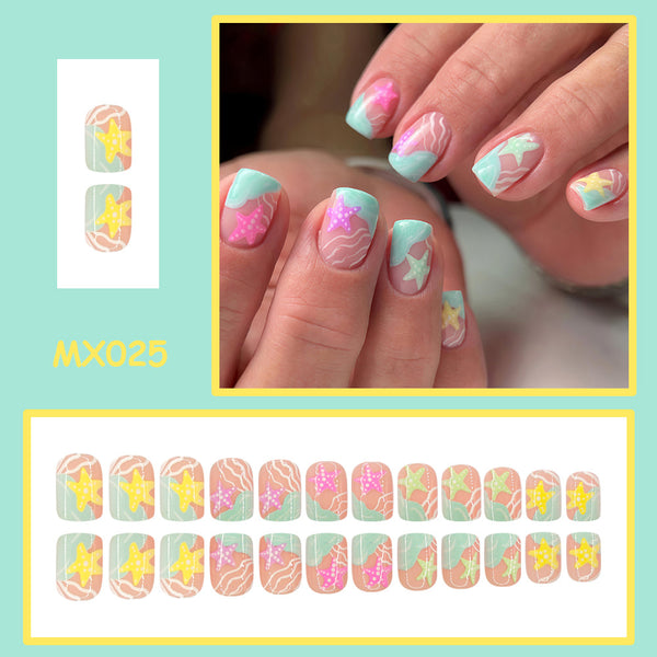 24pcs/Set Press On Nails