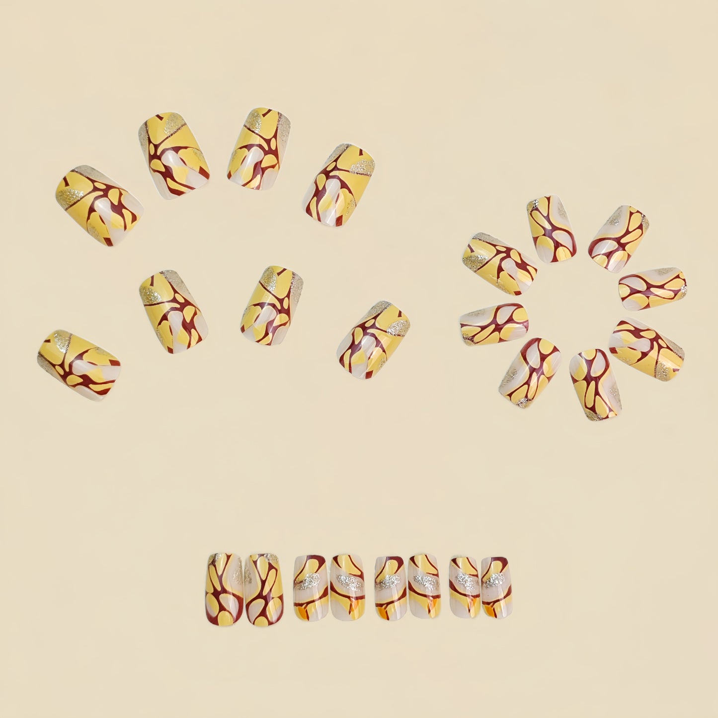 24pcs/Set Press On Nails