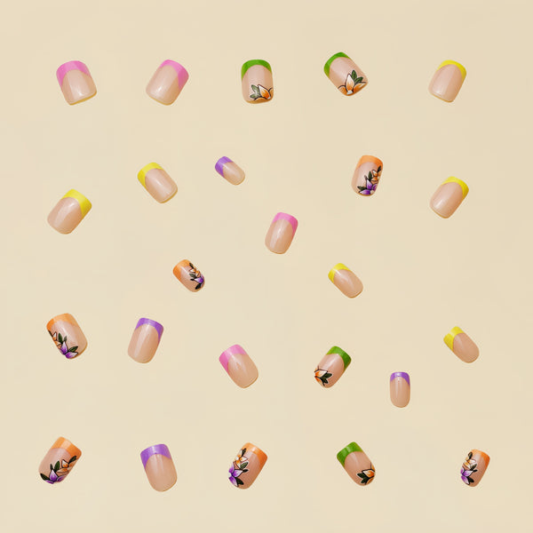 24pcs/Set Press On Nails Y120