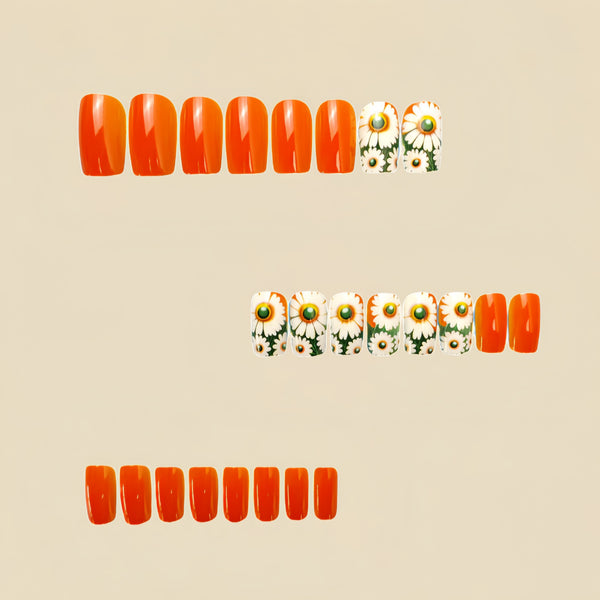 24pcs/Set Press On Nails Y543