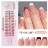 Five-color square patch manicure 150 pieces