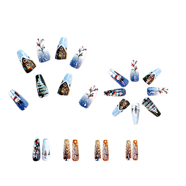 24pcs/Set Press On Nails