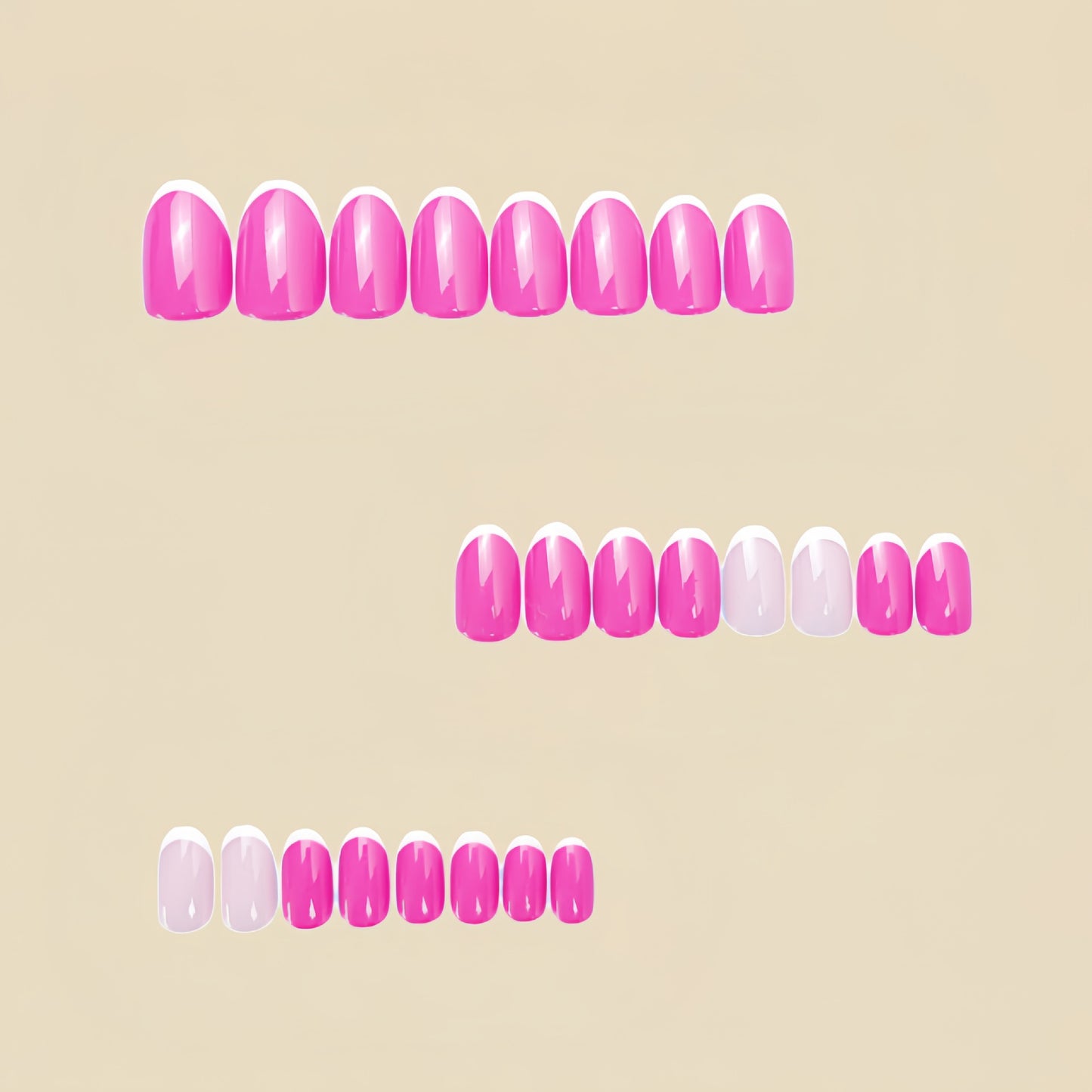 24pcs/Set Press On Nails