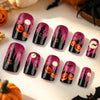 Black Purple Castle Pumpkin