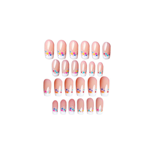24pcs/Set Press On Nails L35