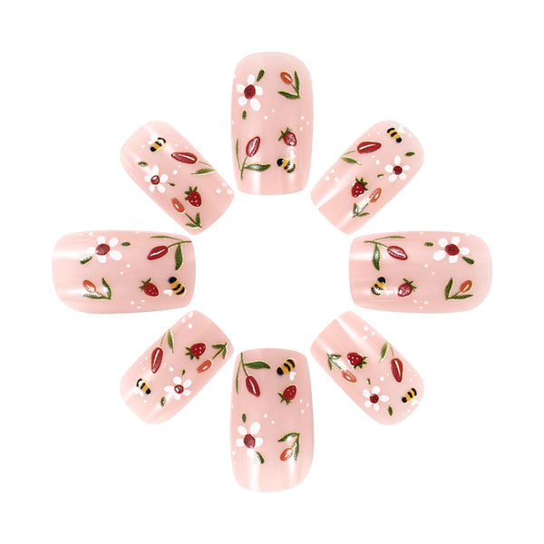 24pcs/Set Press On Nails YS156