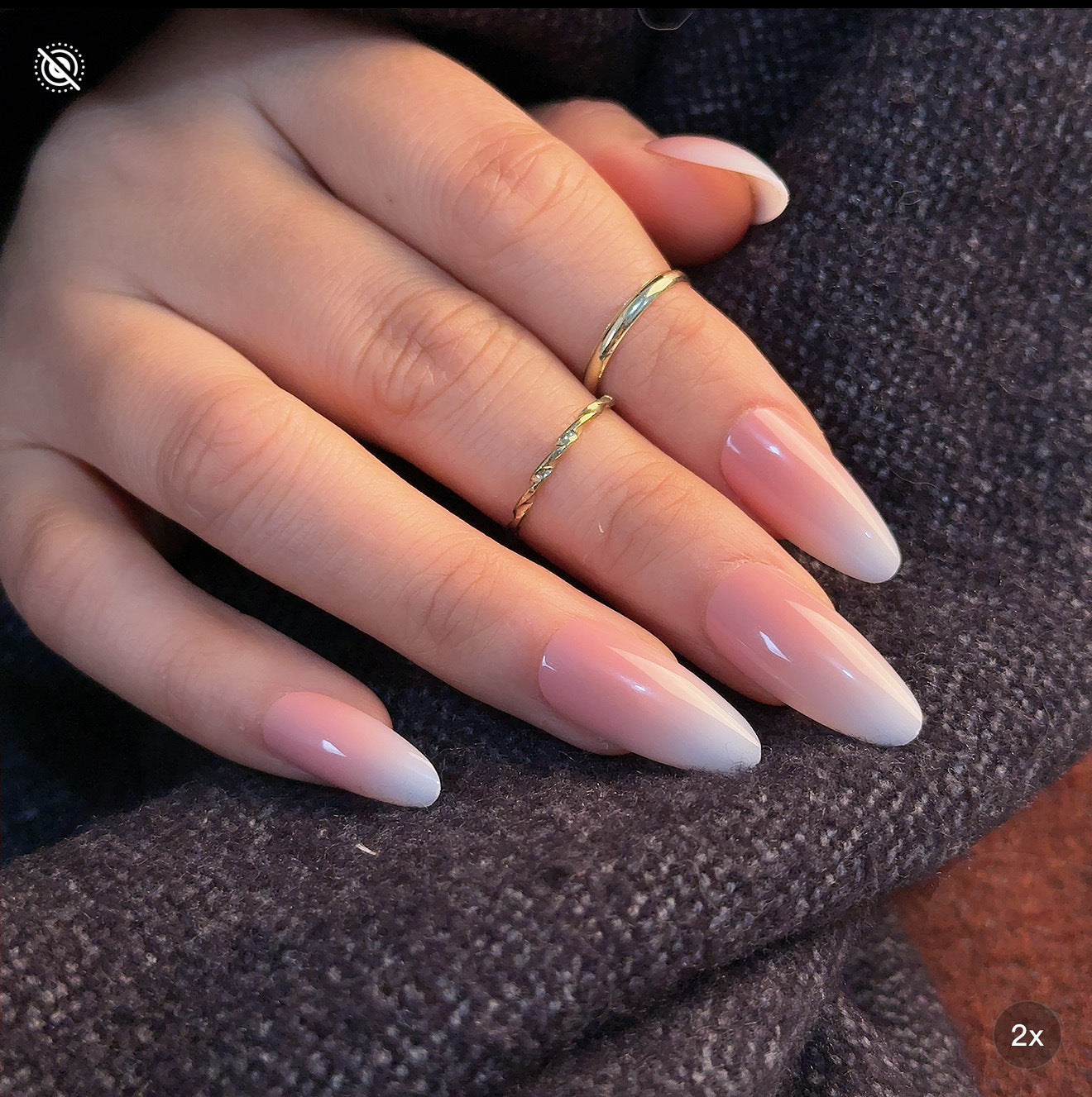 240 pieces of boxed ballet square fake nails