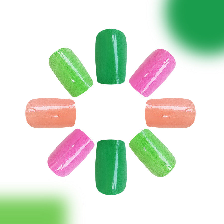 12 Sizes-24 Pcs Press On Nails C379