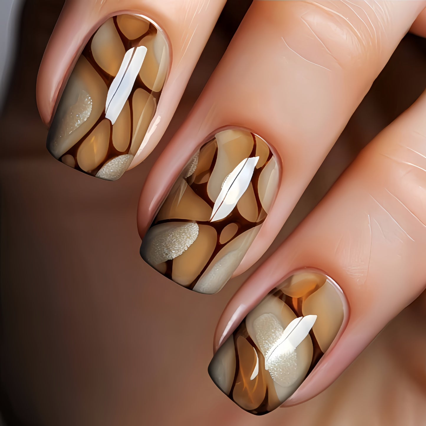 24pcs/Set Press On Nails