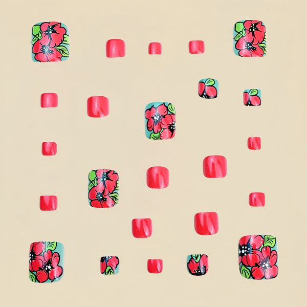 Pedicure fake nail Y1098