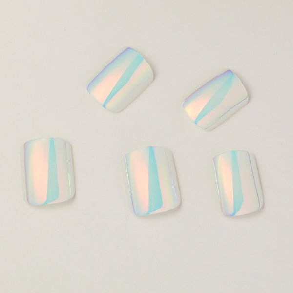 Electroplated white aurora