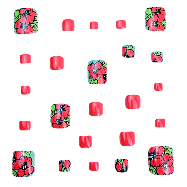 Pedicure fake nail Y1098