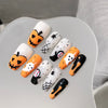 30 Pcs Halloween Press On Nail 1-2