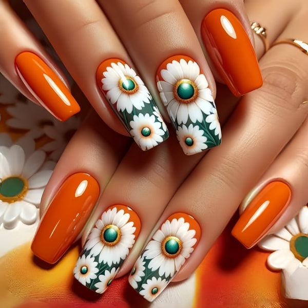 24pcs/Set Press On Nails Y543