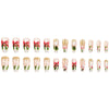12 Sizes-24 Pcs Press On Nails FY163-B7