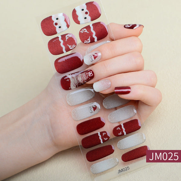 Semi-Cured Gel Nail sticker JM025(20PCS)