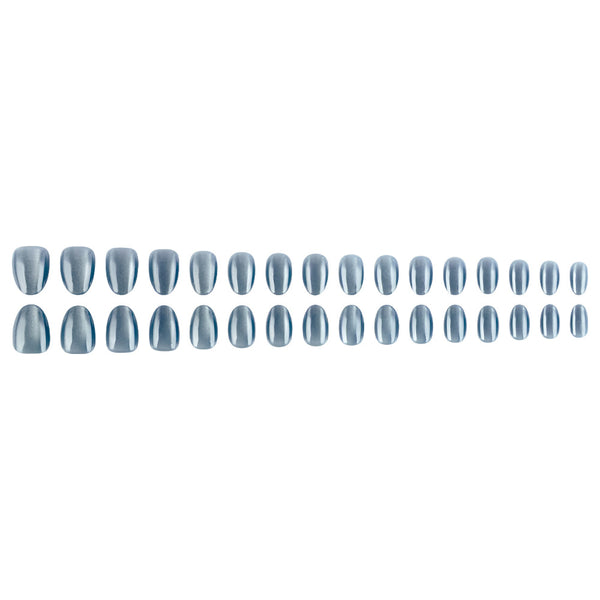 32 pieces of haze blue