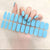 Semicured UV gel nail sticker kit UVG60077