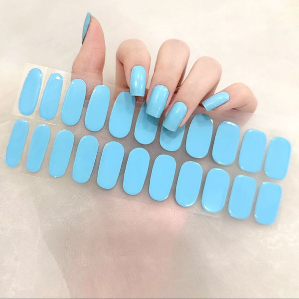 Semicured UV gel nail sticker kit UVG60077