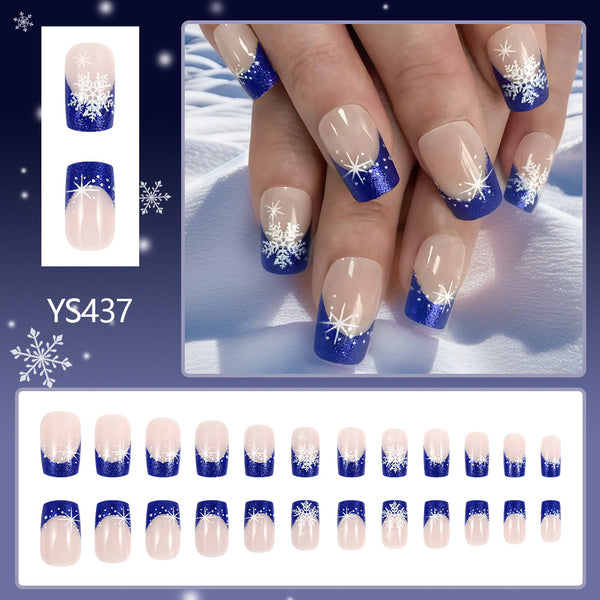 French blue snowflake