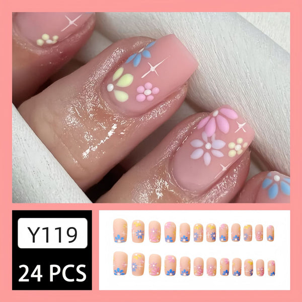 24pcs/Set Press On Nails