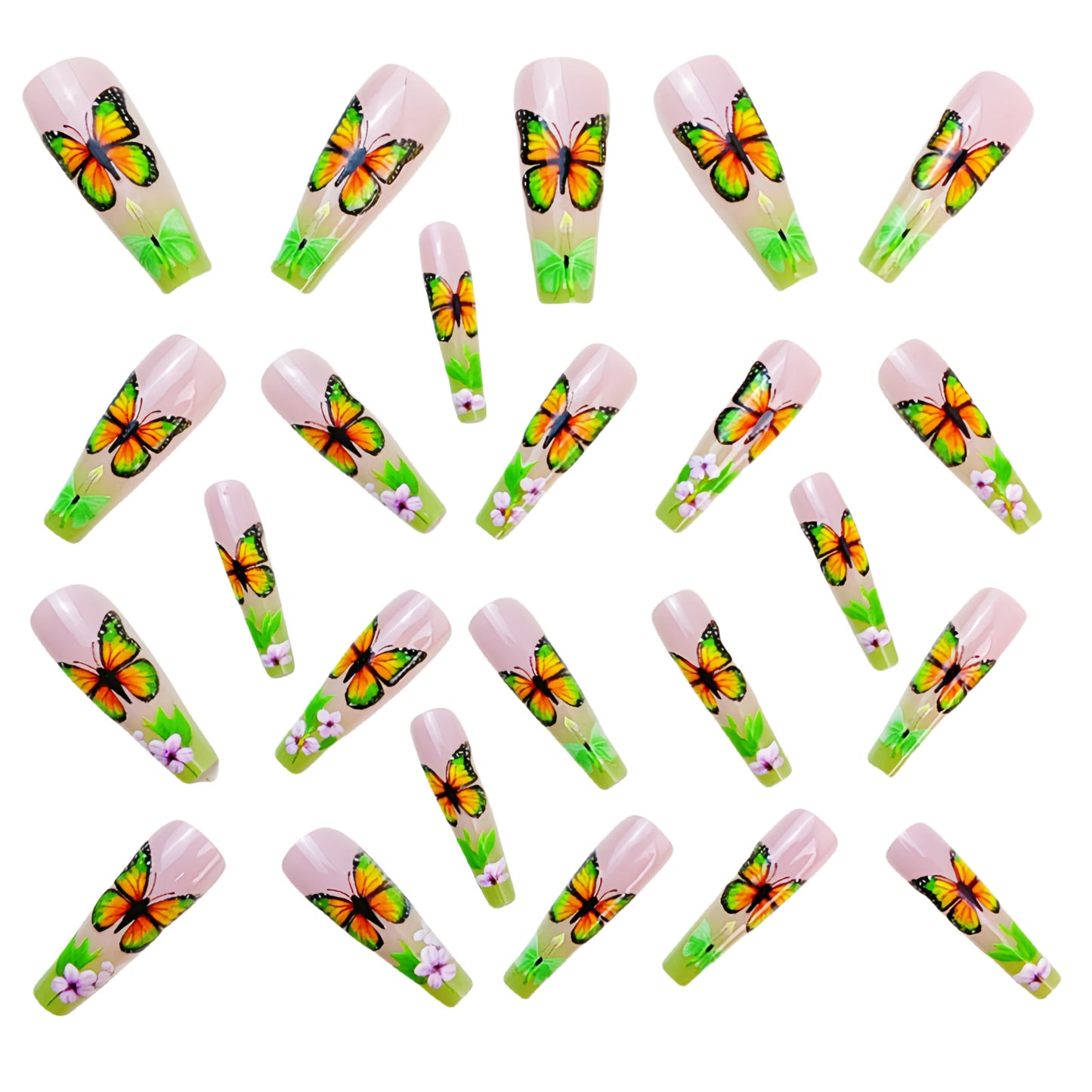 24pcs/Set Press On Nails