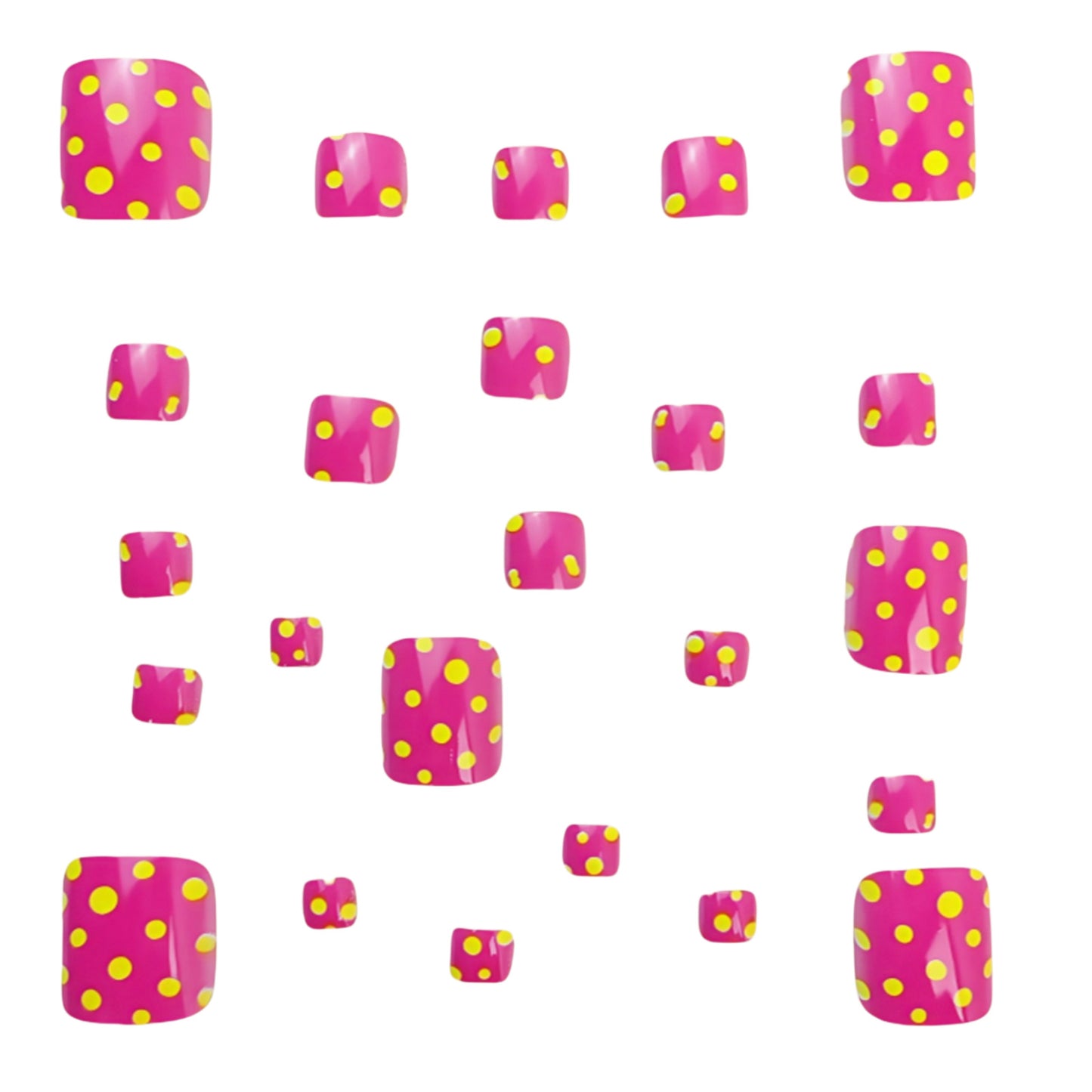 Pedicure fake nail Y592