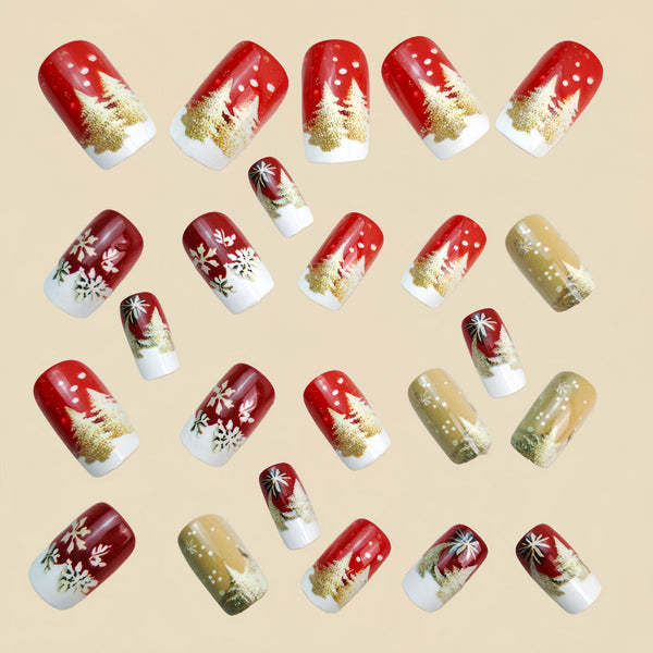 24pcs/Set Press On Nails Y1243