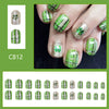 12 Sizes-24 Pcs Press On Nails C812