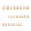 Milk white peach pink ombre gold glitter