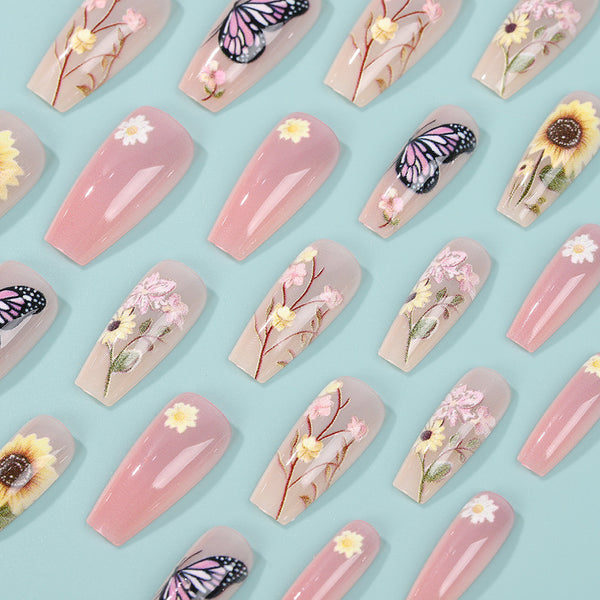 24pcs/Set Press On Nails