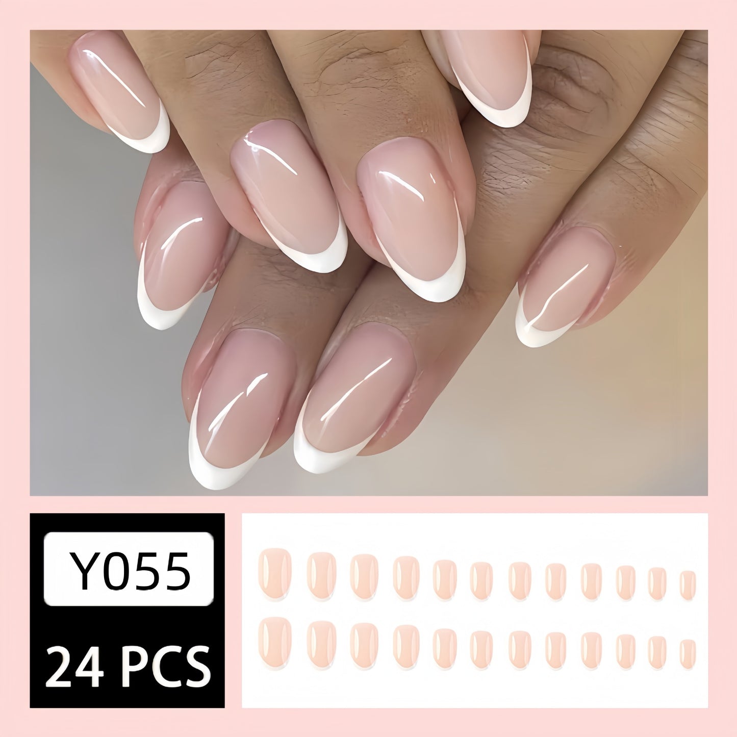 24pcs/Set Press On Nails