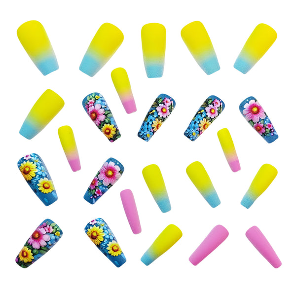 24pcs/Set Press On Nails