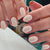 Oval solid color glossy 32 pieces