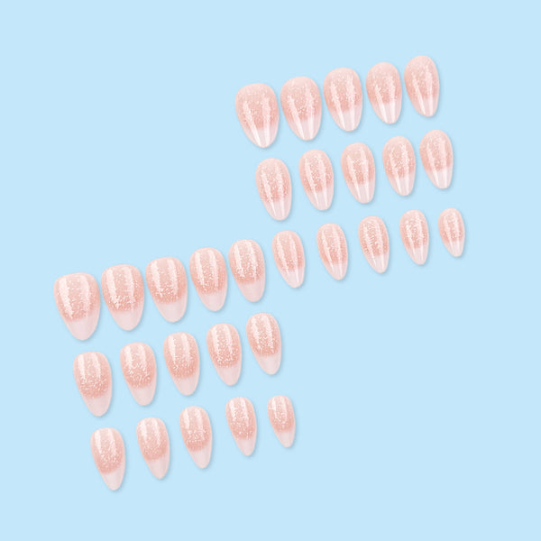 Gentle Fine Glitter French 30 Pcs