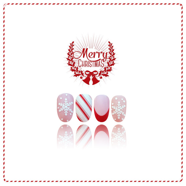 24pcs/Set Press On Nails JB974