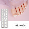 Bandoulières de gel à pédicure