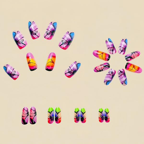 24pcs/Set Press On Nails