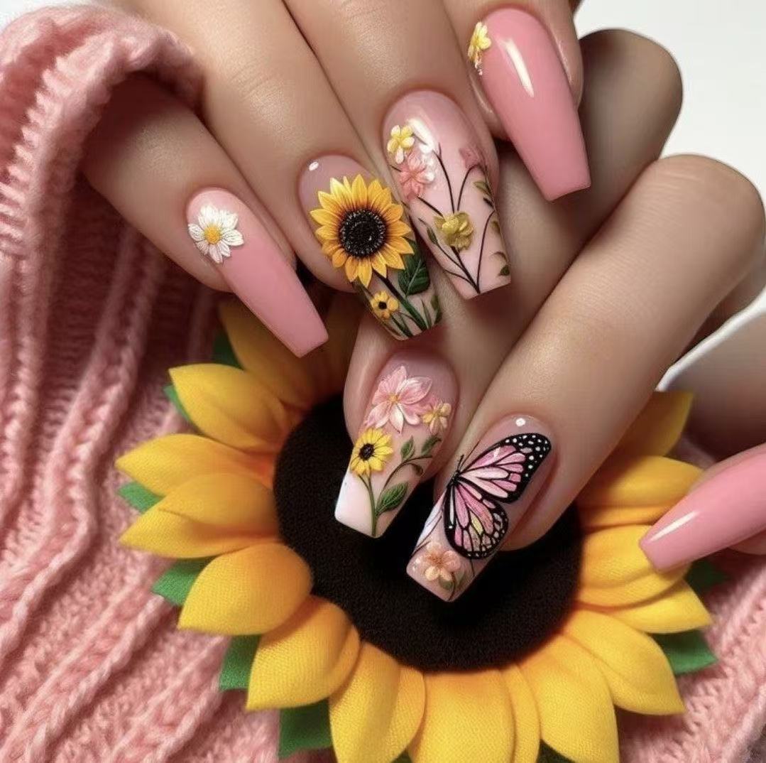 24pcs/Set Press On Nails