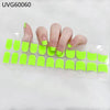 UV gel nail sticker semi-cured